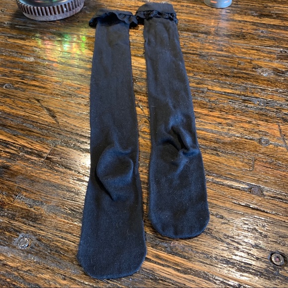 Skeleton Socks Bones Tibia Fibia Black Halloween Costume Cosplay - Picture 6 of 8